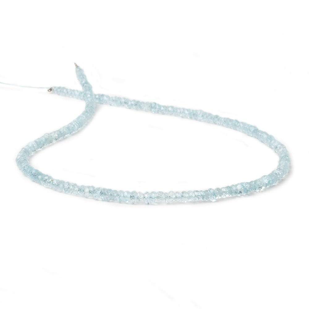 3.5-4mm Sky Blue Topaz Beads Faceted Rondelle Beads 14.5 inch 164 pieces AAA (ONLINE ORDER ONLY)