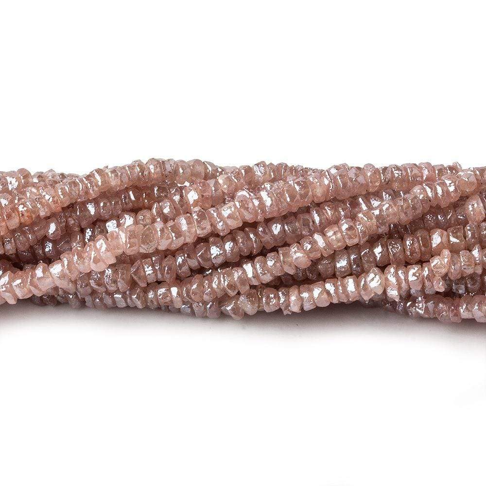 2.5-3mm Metallic Pink Topaz Faceted Rondelle Beads 250 beads 16 inch (ONLINE ORDER ONLY)
