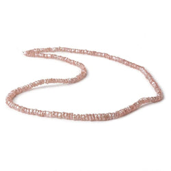 2.5-3mm Metallic Pink Topaz Faceted Rondelle Beads 250 beads 16 inch (ONLINE ORDER ONLY)