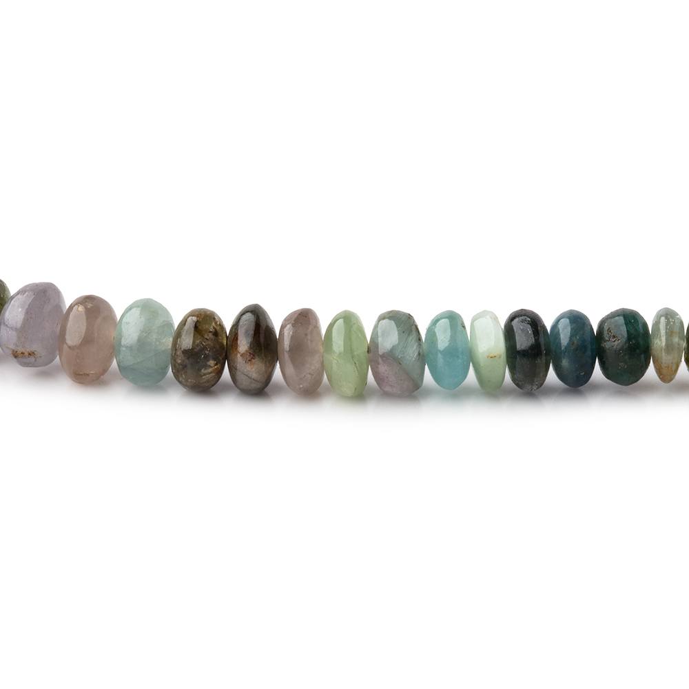 2.5-4mm Multi Color Tourmaline Plain Rondelle Beads 18 inch 220 pieces (ONLINE ORDER ONLY)