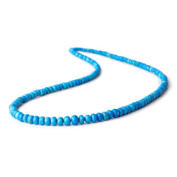 2.5-6mm Ceruleite Plain Rondelle Beads 17 inch 168 pieces (ONLINE ORDER ONLY)