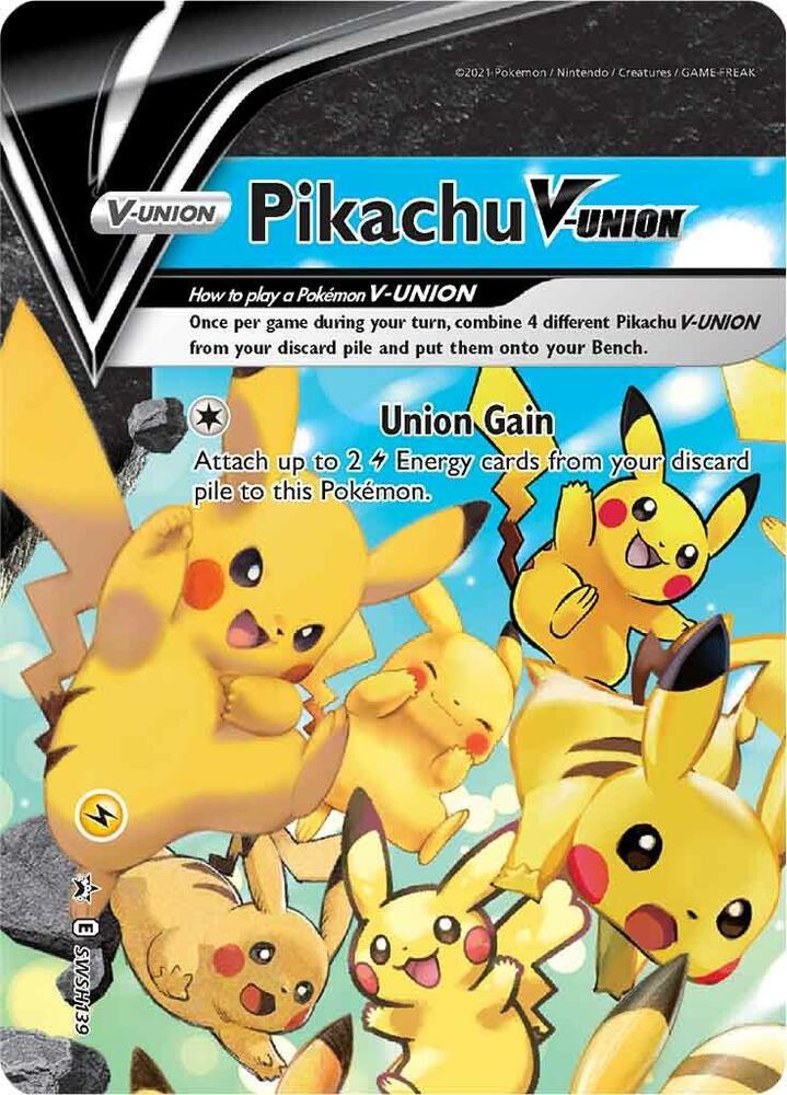 Pikachu V-UNION (SWSH139) (Celebrations) [Sword & Shield: Black Star Promos] (Online Only)