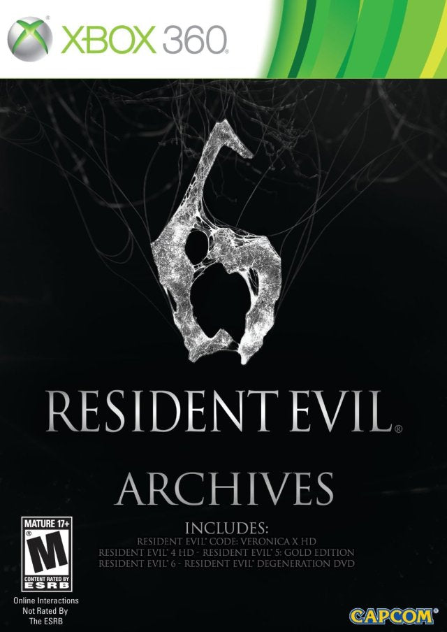 Resident Evil 6: Archives (Xbox 360) (ONLINE ORDER ONLY)
