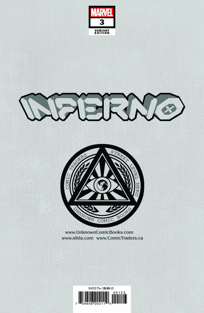Inferno #3 (Of 4) Unknown Comics David Nakayama Exclusive Color Bleed Var (11/24/2021) (12/08/2021)