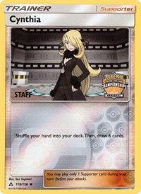 Cynthia (119/156) (Staff Regional Championship Promo) [Sun & Moon: Ultra Prism] (Online Only)