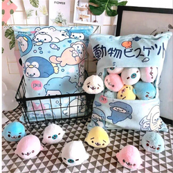 A Large Bag Of Snacks And Pillow Plush Toys (ONLINE ORDER ONLY)