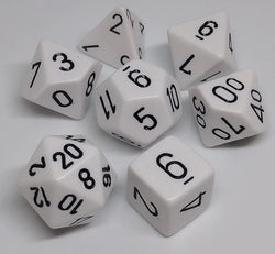Chessex: Opaque Polyhedral Dice Set (Online Order Only)