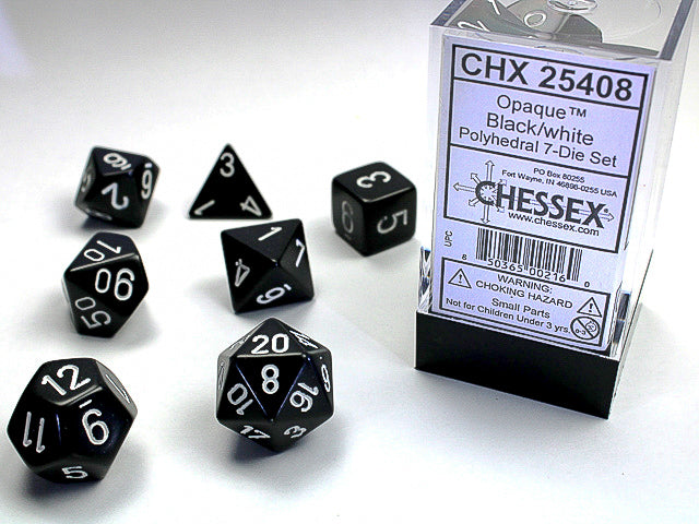 Chessex: Opaque Polyhedral Dice Set (Online Order Only)