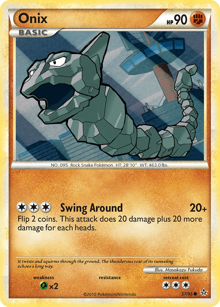 Onix (57/95) [HeartGold & SoulSilver: Unleashed] (Online Only)