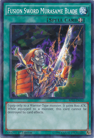 Fusion Sword Murasame Blade [BP03-EN143] Shatterfoil Rare (ONLINE ORDER ONLY)