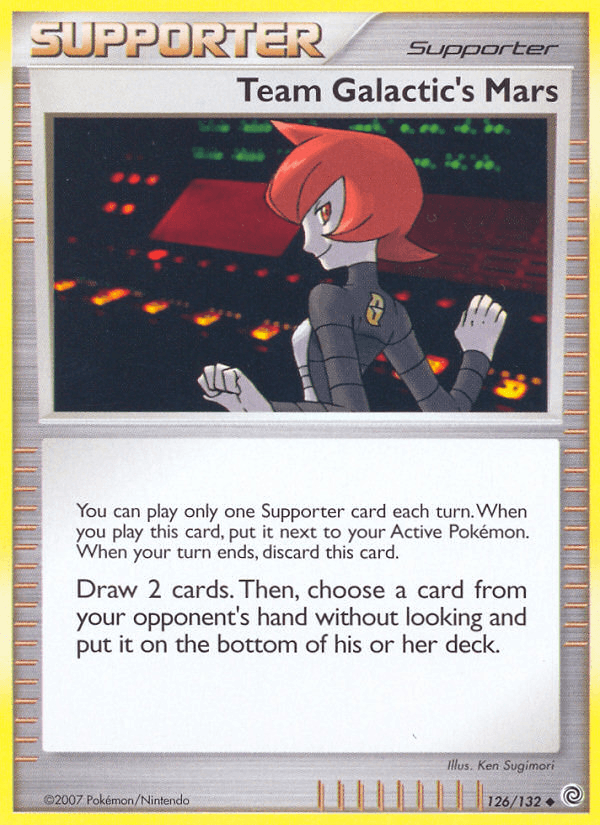 Team Galactic's Mars (126/132) [Diamond & Pearl: Secret Wonders] (Online Only)
