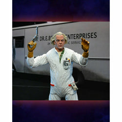NECA Back to the Future 7" Scale Action Figure - Ultimate Doc Brown (1985 "Hazmat Suit") (ONLINE ORDER ONLY)