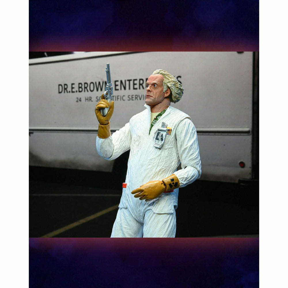 NECA Back to the Future 7" Scale Action Figure - Ultimate Doc Brown (1985 "Hazmat Suit") (ONLINE ORDER ONLY)