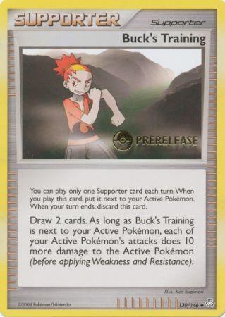 Bucks Training (130/146) (Prerelease Promo) [Diamond & Pearl: Legends Awakened] (Online Only)