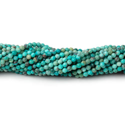2.5mm Multi Color Turquoise micro faceted round beads 12.5 inch 132 pieces AA (ONLINE ORDER ONLY)