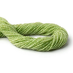 2.5mm Peridot Micro Faceted Round Beads 12.5 inch 135 pieces AAA (ONLINE ORDER ONLY)