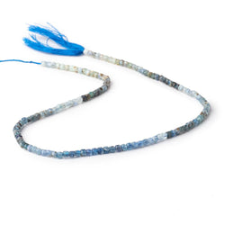 2.5mm Shaded Kyanite Micro Faceted Cube Beads 12.5 inch 128 pieces (ONLINE ORDER ONLY)