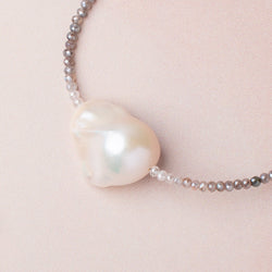 25x16-30x17mm White Ultra Baroque Freshwater Pearl Focal 1 piece AA (ONLINE ORDER ONLY)