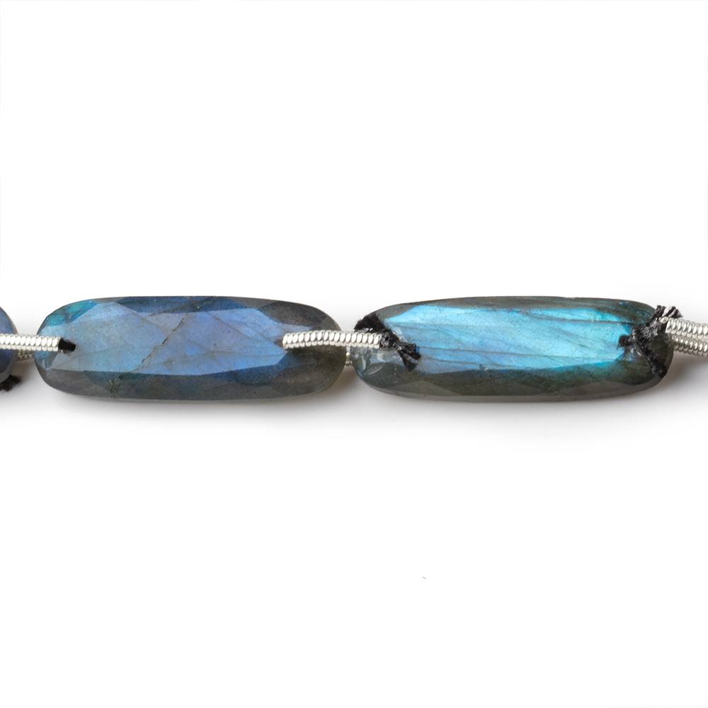 25x8mm Labradorite Double Drilled Oval Beads 8 inch 8 pieces (ONLINE ORDER ONLY)