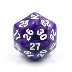 D30 Purple Pearl Single Die 30 Sided/s by HDdice / HengDadice (Online Only)