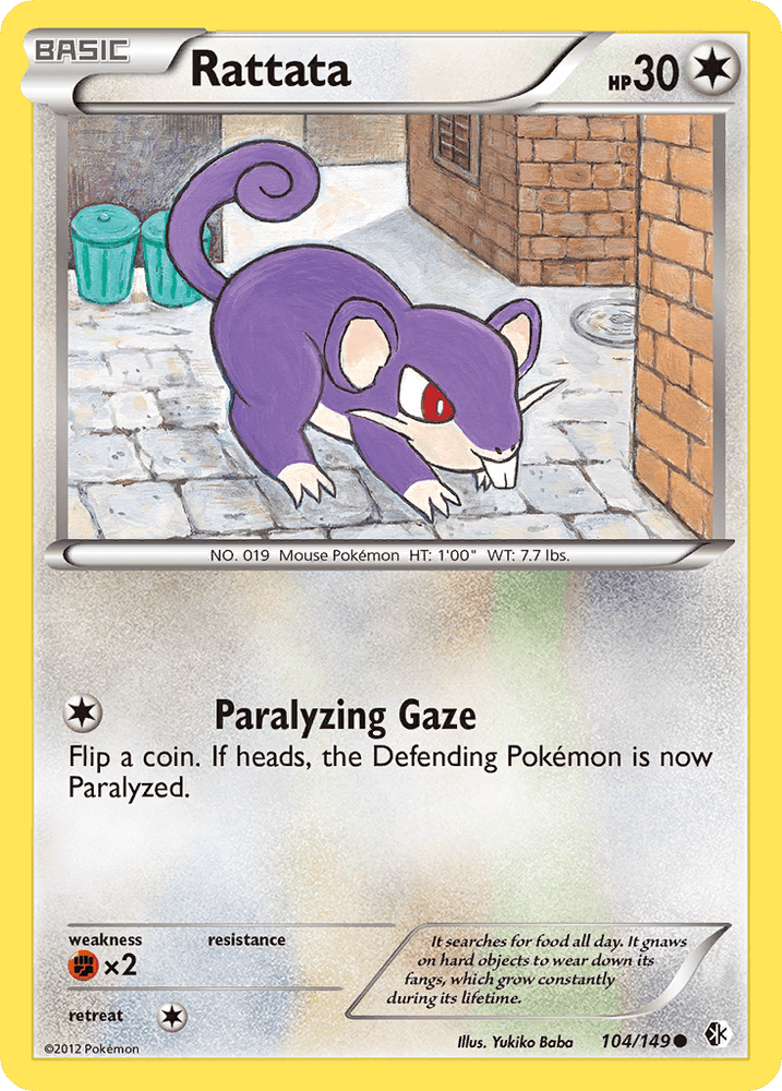 Rattata (104/149) [Black & White: Boundaries Crossed] (Online Only)