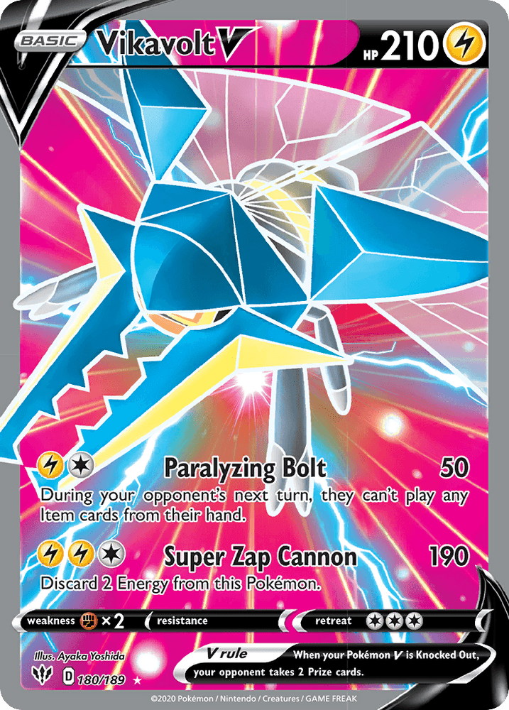 Vikavolt V (180/189) [Sword & Shield: Darkness Ablaze] (Online Only)