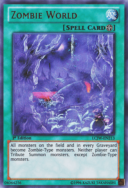 Zombie World [LCJW-EN213] Ultra Rare (ONLINE ORDER ONLY)