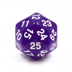 D30 Purple Single Die 30 Sided/s by HDdice | HengDadice (Online Only)
