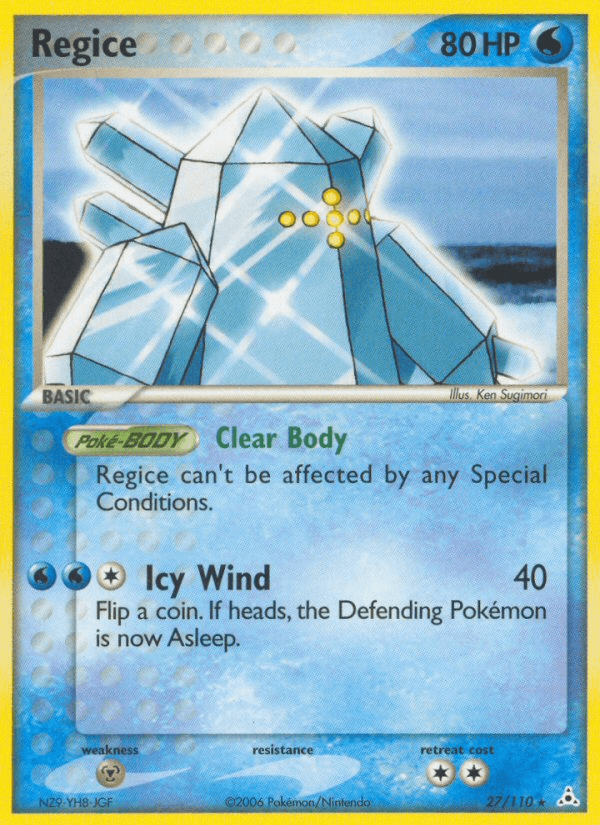 Regice (27/110) [EX: Holon Phantoms] (Online Only)