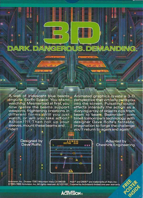 Beamrider (Atari 2600) (Online Order Only)