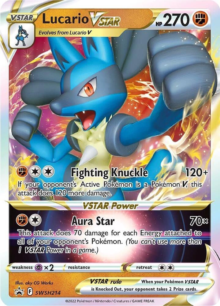 Lucario VSTAR (SWSH214) [Sword & Shield: Black Star Promos] (Online Only)
