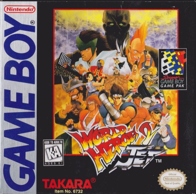 World Heroes 2 Jet (Gameboy) (ONLINE ORDER ONLY)