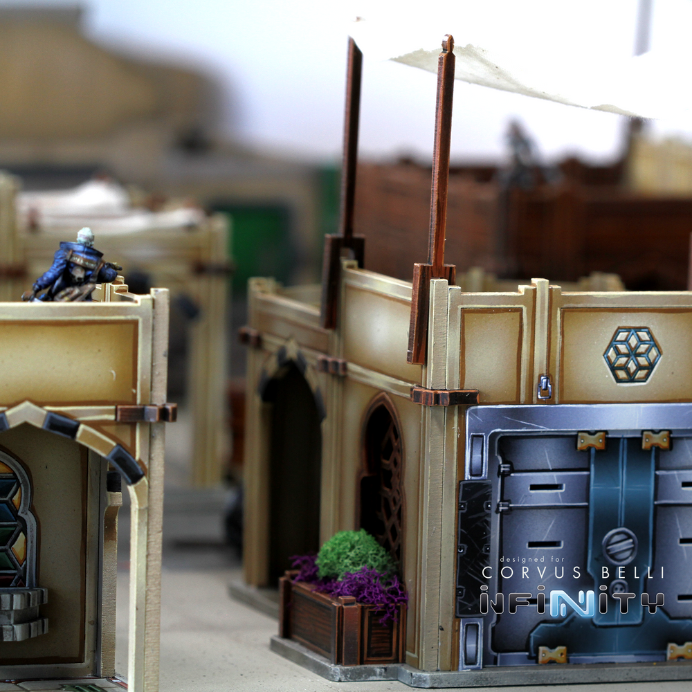 Alcazaba Utility Buildings (2-Pack) — Bare MDF