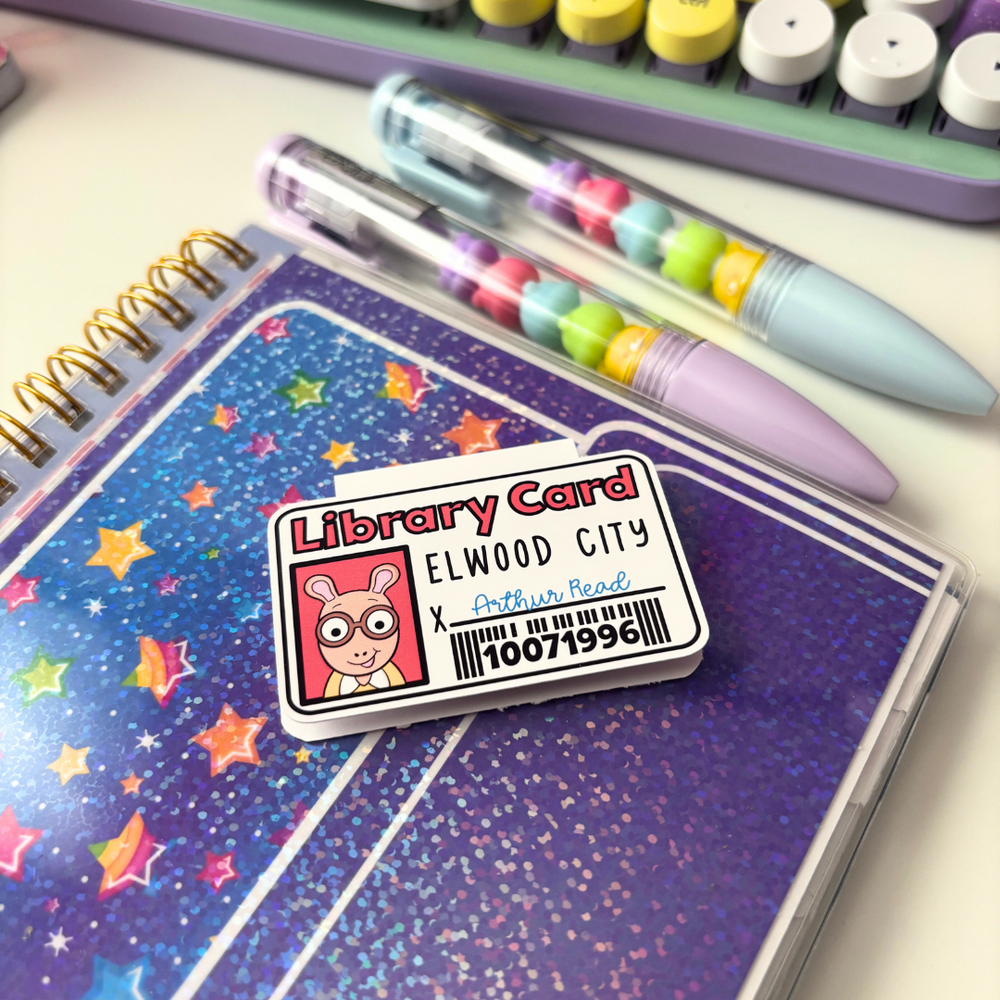 Mr Read's Library Card| Magnetic Bookmark (ONLINE ORDER ONLY)