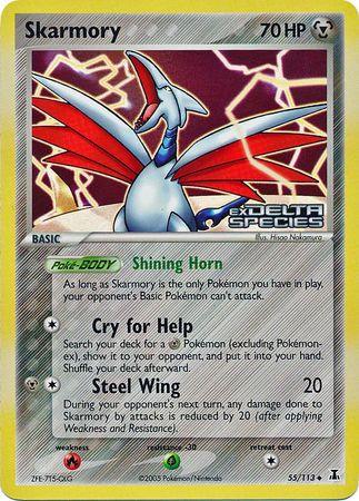 Skarmory (55/113) (Stamped) [EX: Delta Species] (Online Only)