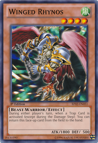 Winged Rhynos [BP02-EN051] Mosaic Rare (ONLINE ORDER ONLY)