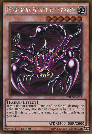 Mystical Beast of Serket [PGL2-EN032] Gold Rare (ONLINE ORDER ONLY)