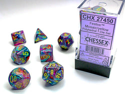 Chessex: Polyhedral Festive Dice sets (Online Order Only)