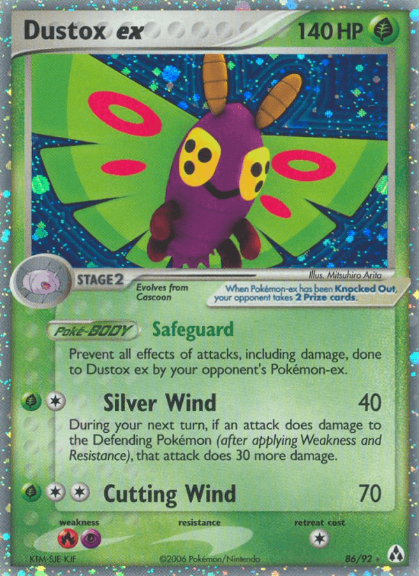 Dustox ex (86/92) [EX: Legend Maker] (Online Only)