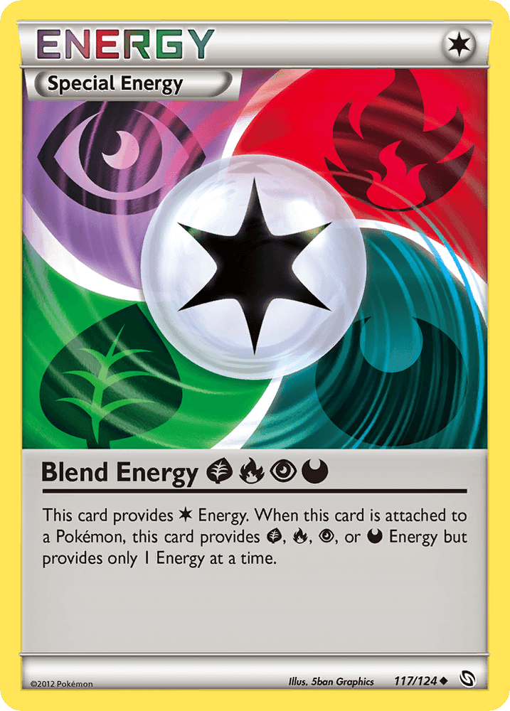 Blend Energy GrassFirePsychicDarkness (117/124) [Black & White: Dragons Exalted] (Online Only)