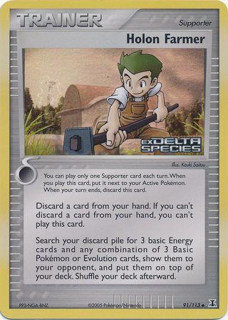 Holon Farmer (91/113) (Stamped) [EX: Delta Species] (Online Only)