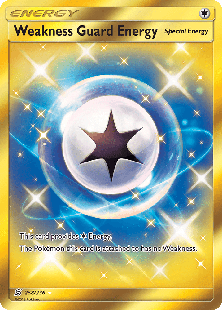 Weakness Guard Energy (258/236) [Sun & Moon: Unified Minds] (Online Only)