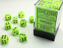 Chessex: D6  Vortex Dice sets - 12mm (ONLINE ORDER ONLY)