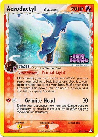 Aerodactyl (35/110) (Delta Species) (Stamped) [EX: Holon Phantoms] (Online Only)
