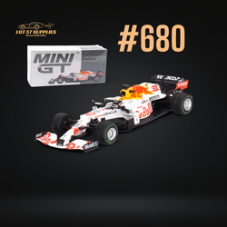 Mini-GT Red Bull RB16B #33 Max Verstappen 2021 Turkish Grand Prix 2nd Place #680 1:64 MGT00680 (ONLINE ORDER ONLY)