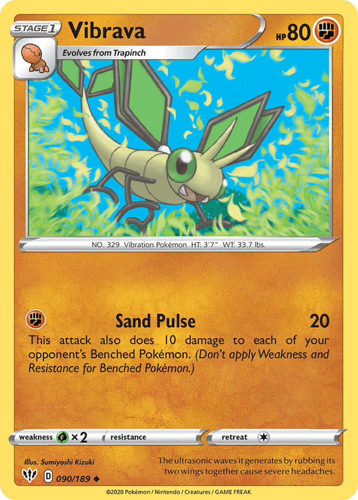 Vibrava (090/189) [Sword & Shield: Darkness Ablaze] (Online Only)
