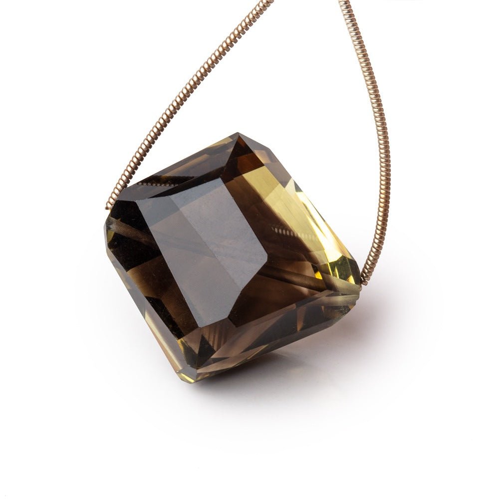 27x26x18mm Bi-Color Quartz Faceted Nugget 1 Focal Bead (ONLINE ORDER ONLY)