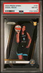 Graded 2024 Panini Prizm Angel Reese #147 Rookie RC Basketball Card PSA 8 Near Mint (ONLINE ORDER ONLY)