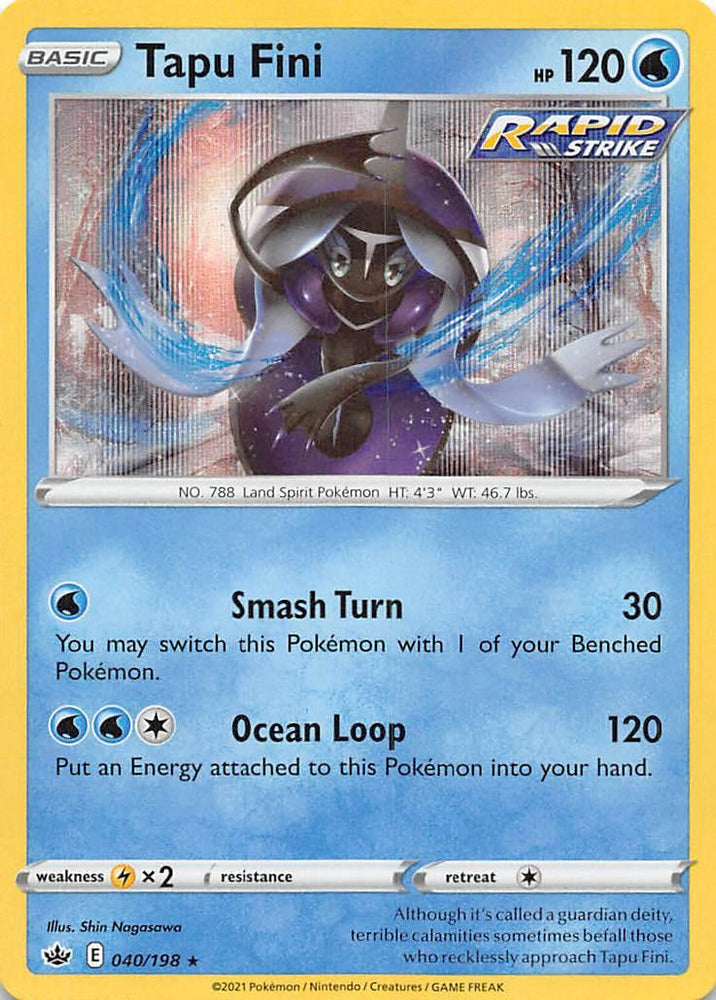 Tapu Fini (040/198) [Sword & Shield: Chilling Reign] (Online Only)