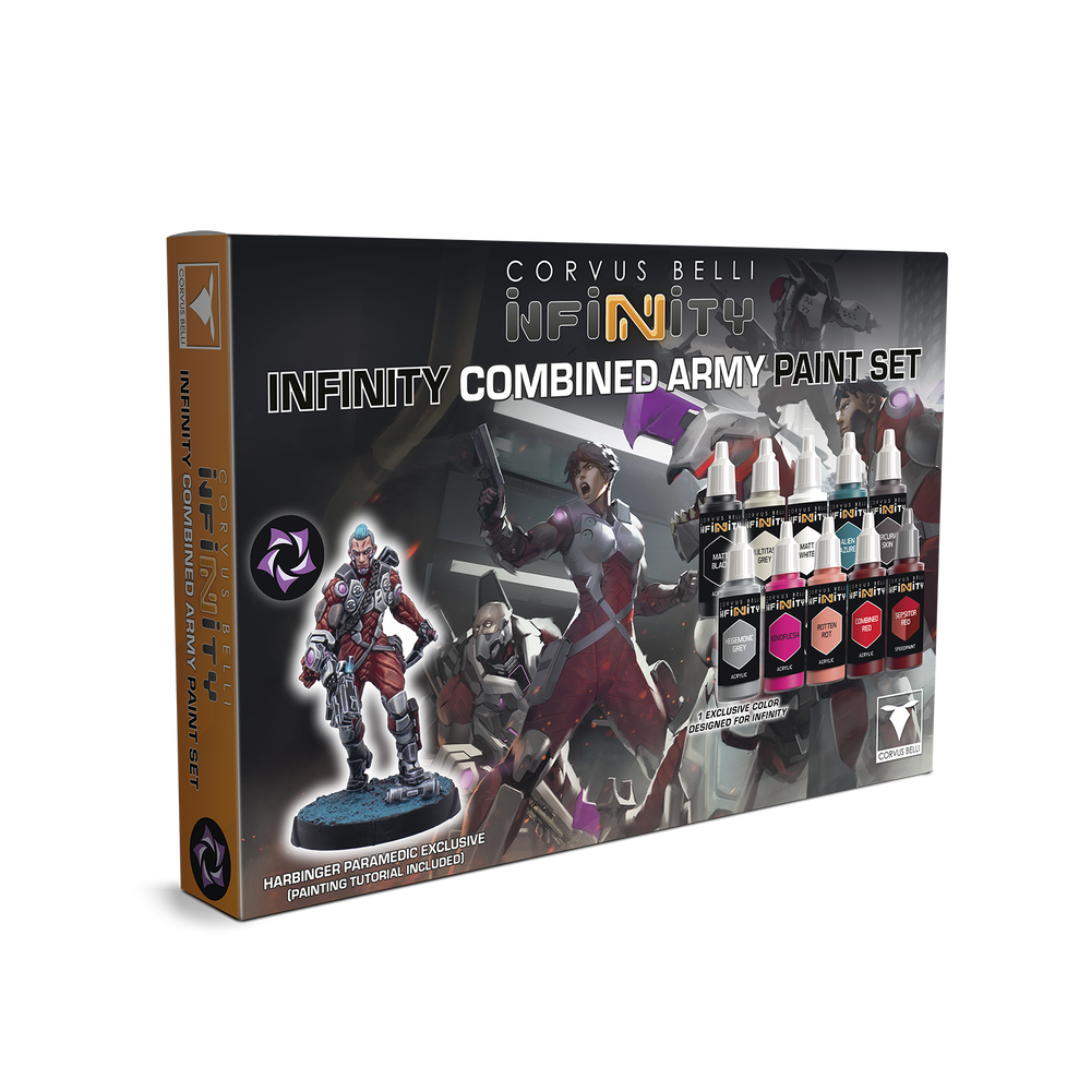 Infinity Combined Army Paint Set Harbinger Paramedic Exclusive